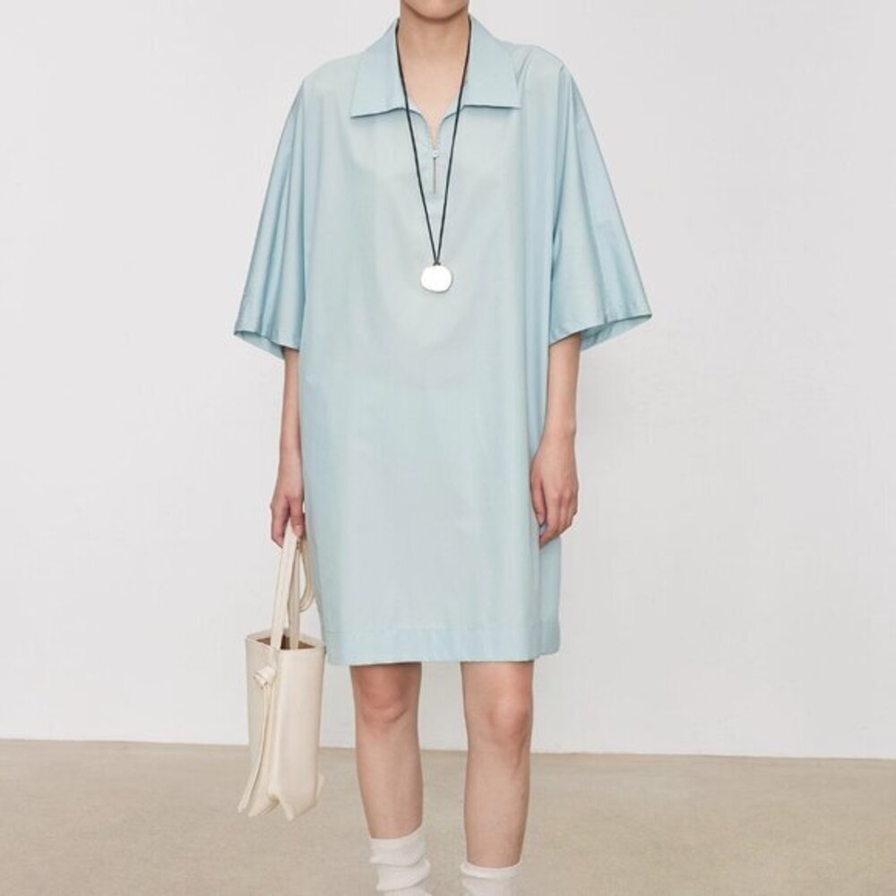 CHICJOC Premium Pima Cotton Shirt Dress | Size 36